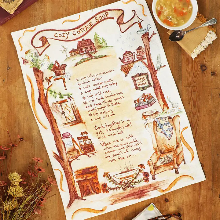 Watercolor Cotton Tea Towels