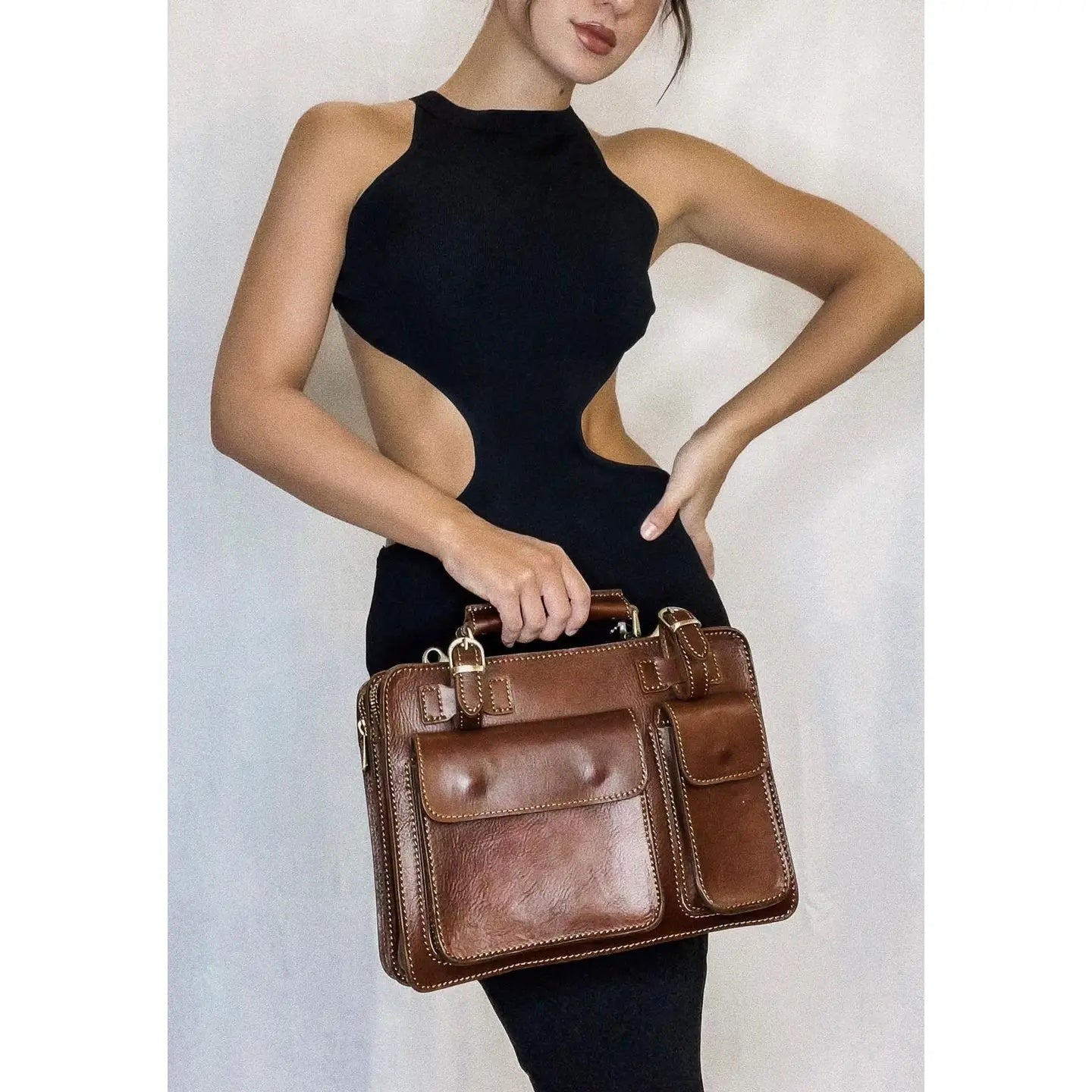 Large Leather Work and Travel Bags - Myth & Ink: Worlds of C.A. Smith