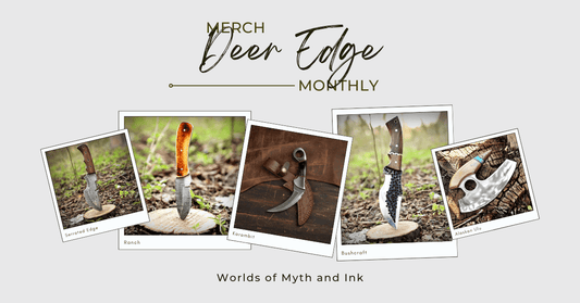 Merch Monthly: March | Arist Spotlight: DeerEdge - Myth & Ink: Worlds of C.A. Smith