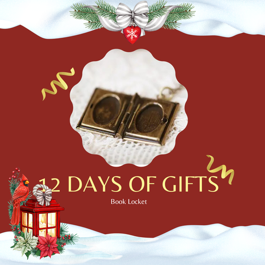 On the Seventh Day of Christmas, Leonard Gives... Book Locket Necklace: A Story Waiting to Be Told