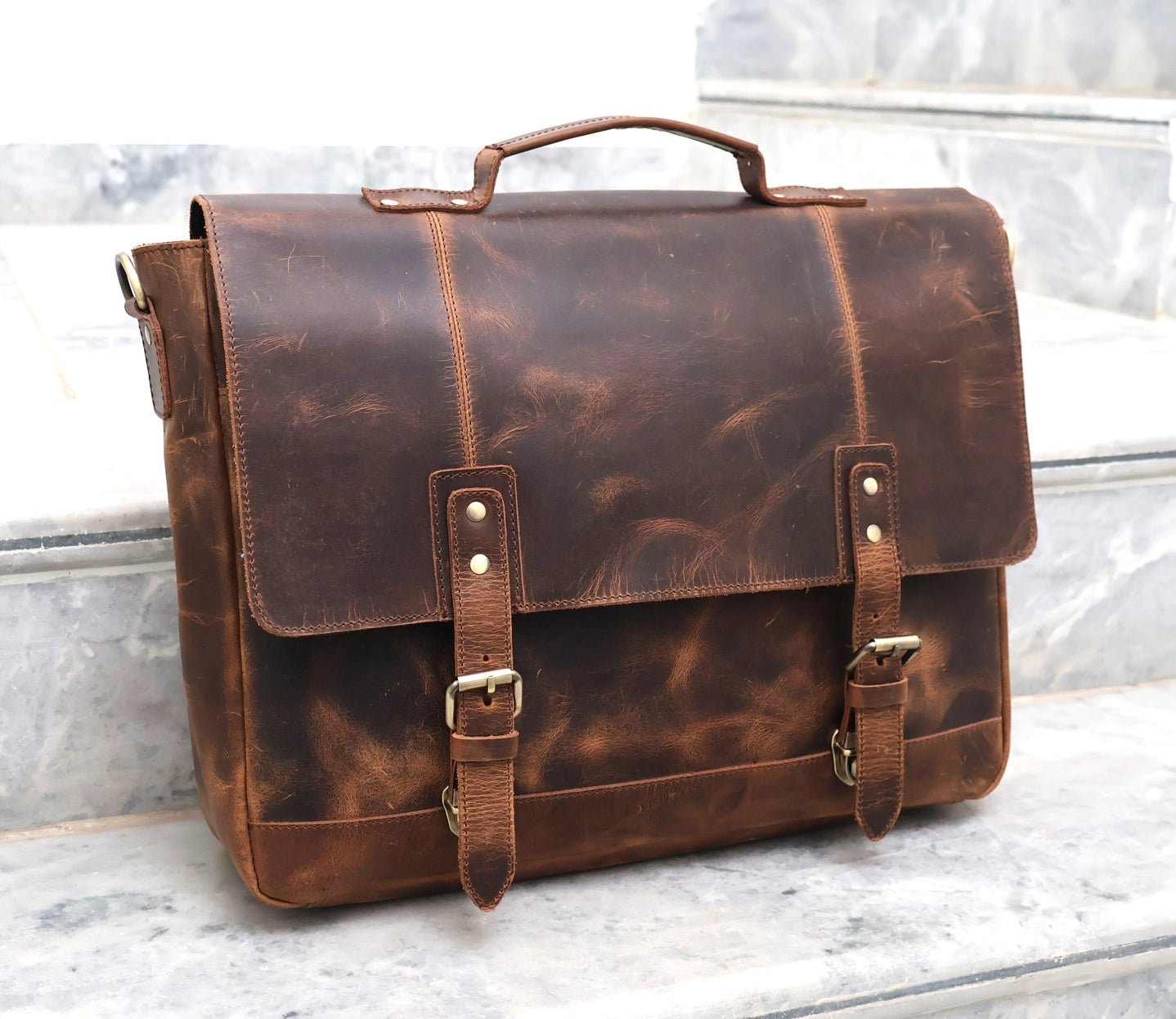 Adventurer's Leather Bag - Myth & Ink: Worlds of C.A. Smith