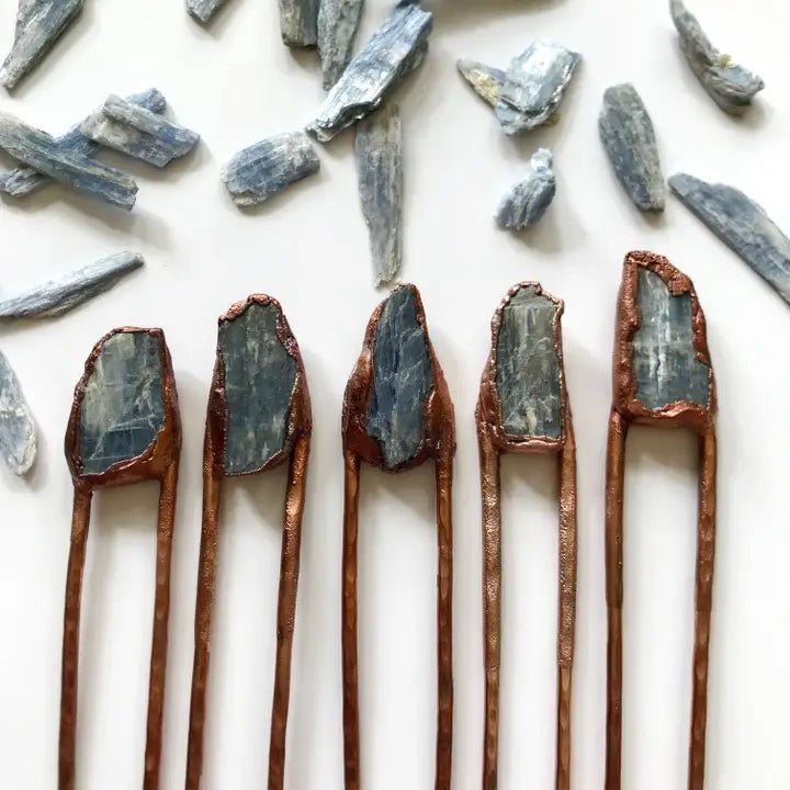 Aerow Gemstone Hairpins by Lexie Rundquist - Myth & Ink: Worlds of C.A. Smith