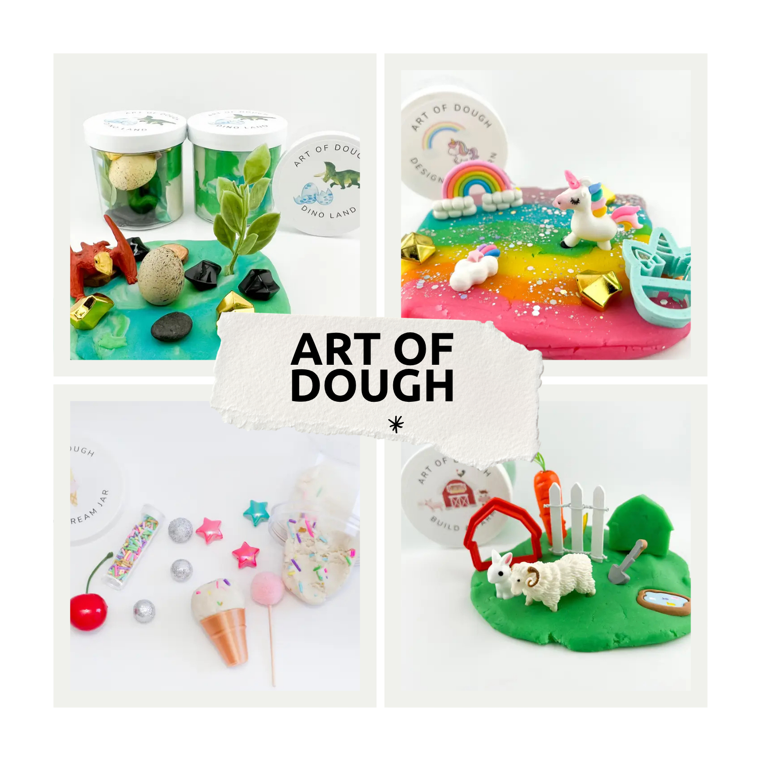 Art of Dough Sensory Jars - Myth & Ink: Worlds of C.A. Smith