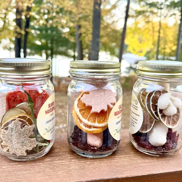 The Northwoods Cocktail & Mocktail Infusion Jars