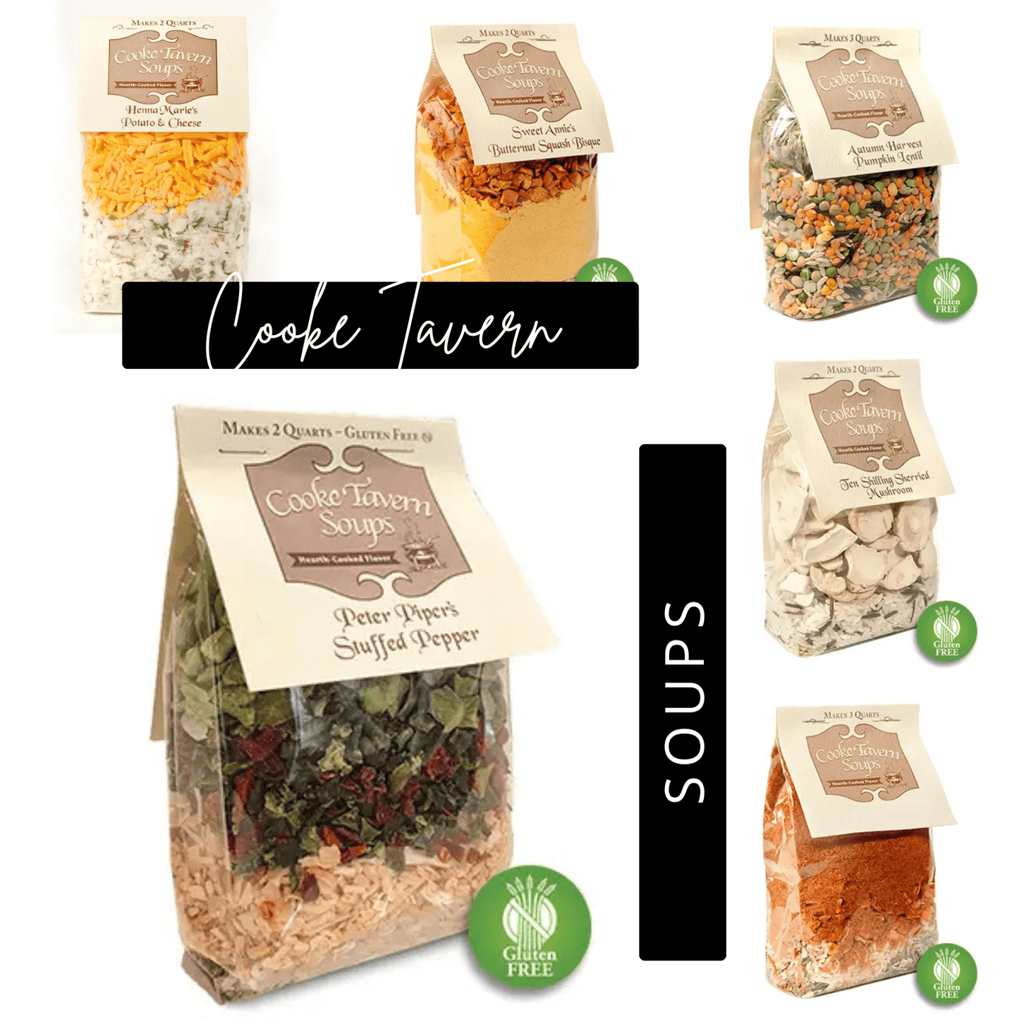 Cooke Tavern Soups: Family-Size Dry Soup Mixes - Myth & Ink: Worlds of C.A. Smith