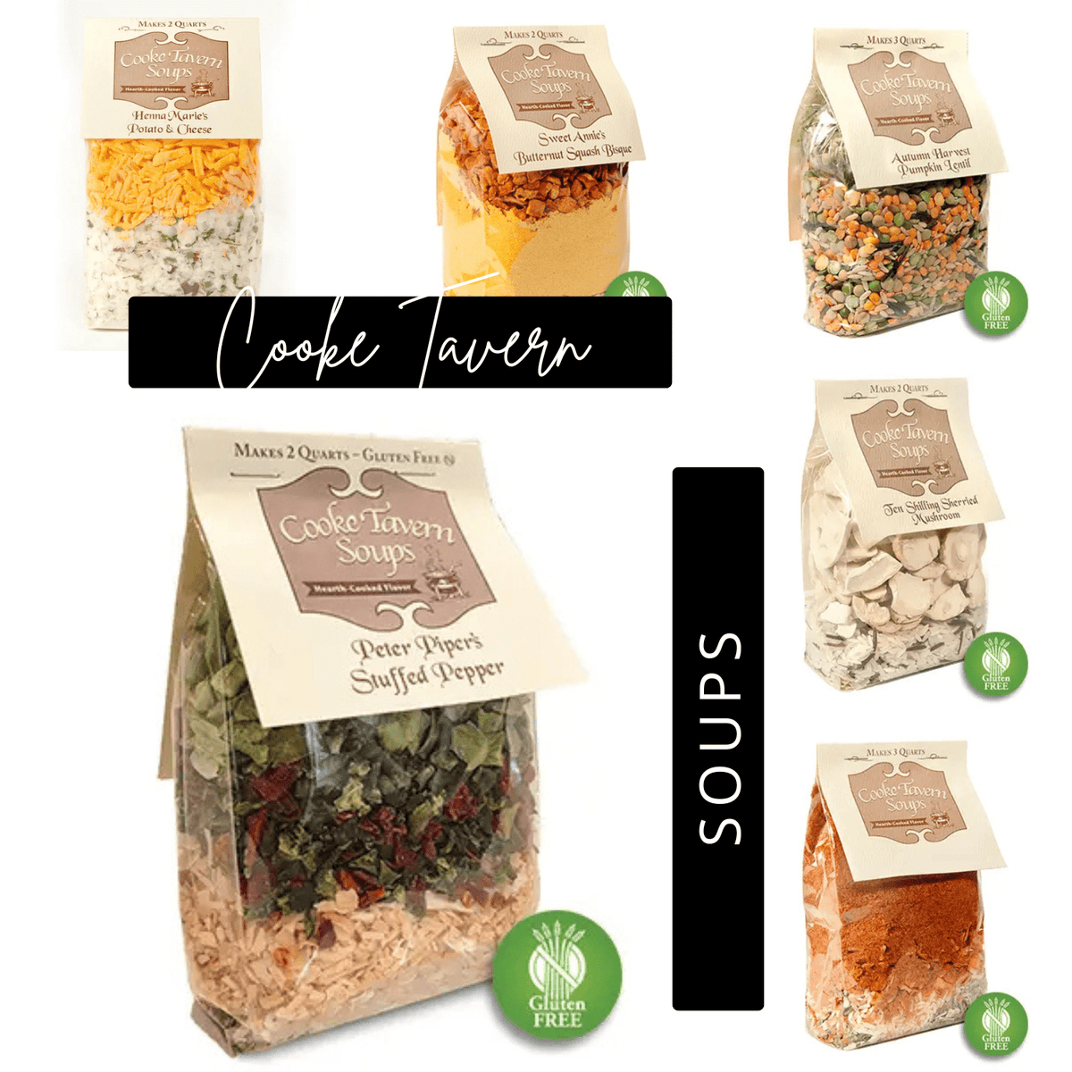 Cooke Tavern Soups: Family-Size Dry Soup Mixes - Myth & Ink: Worlds of C.A. Smith
