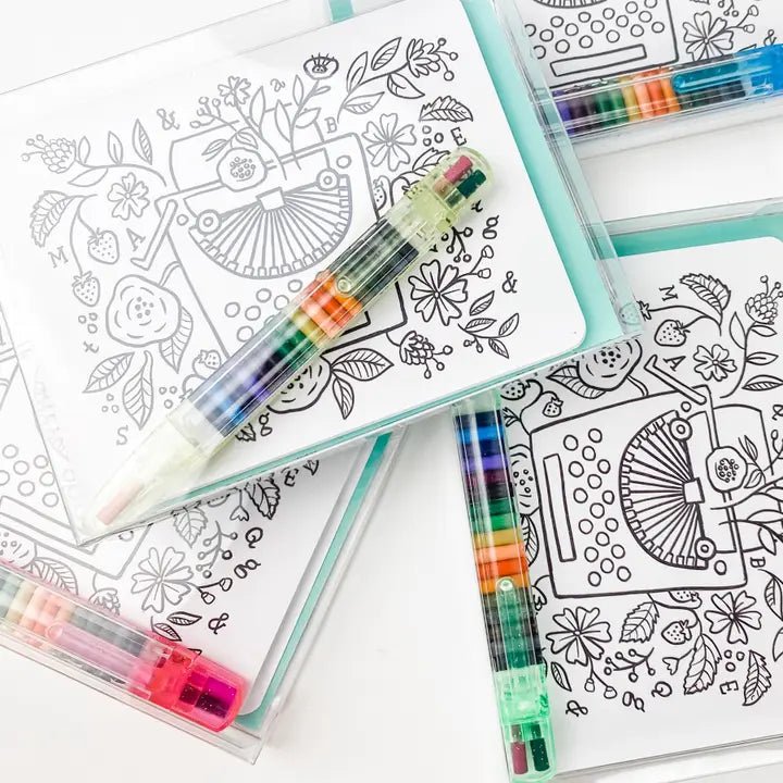 Creative Colorings Color - In Postcard Kit - Myth & Ink: Worlds of C.A. Smith