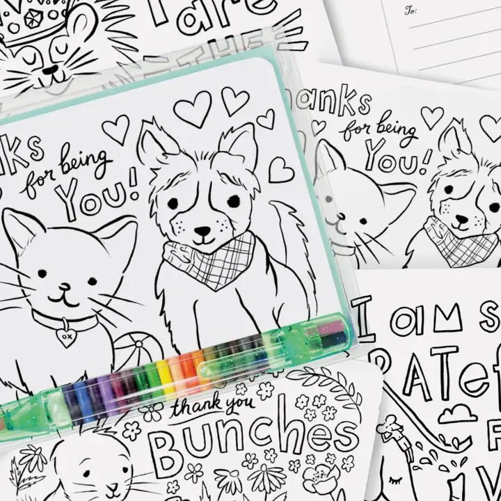 Creative Colorings Color - In Postcard Kit - Myth & Ink: Worlds of C.A. Smith