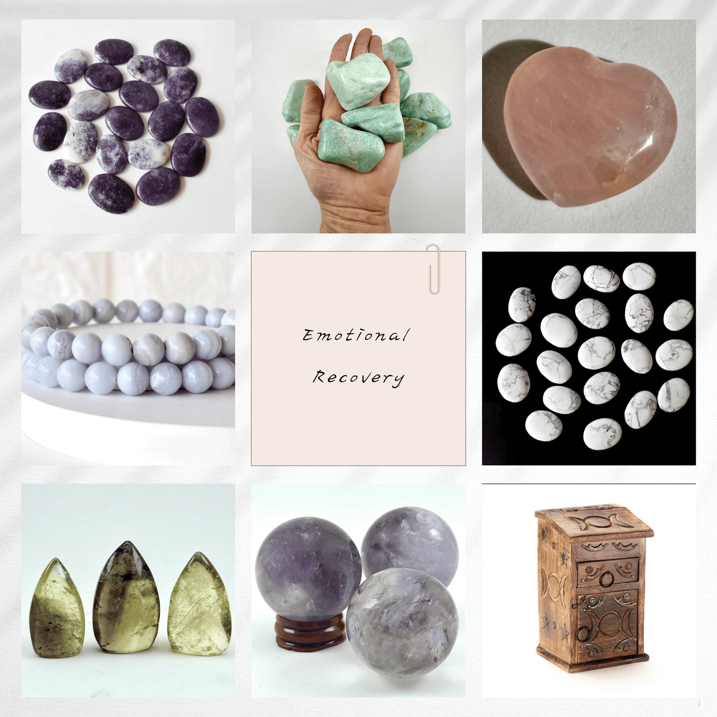 Emotional Recovery Stones - Myth & Ink: Worlds of C.A. Smith