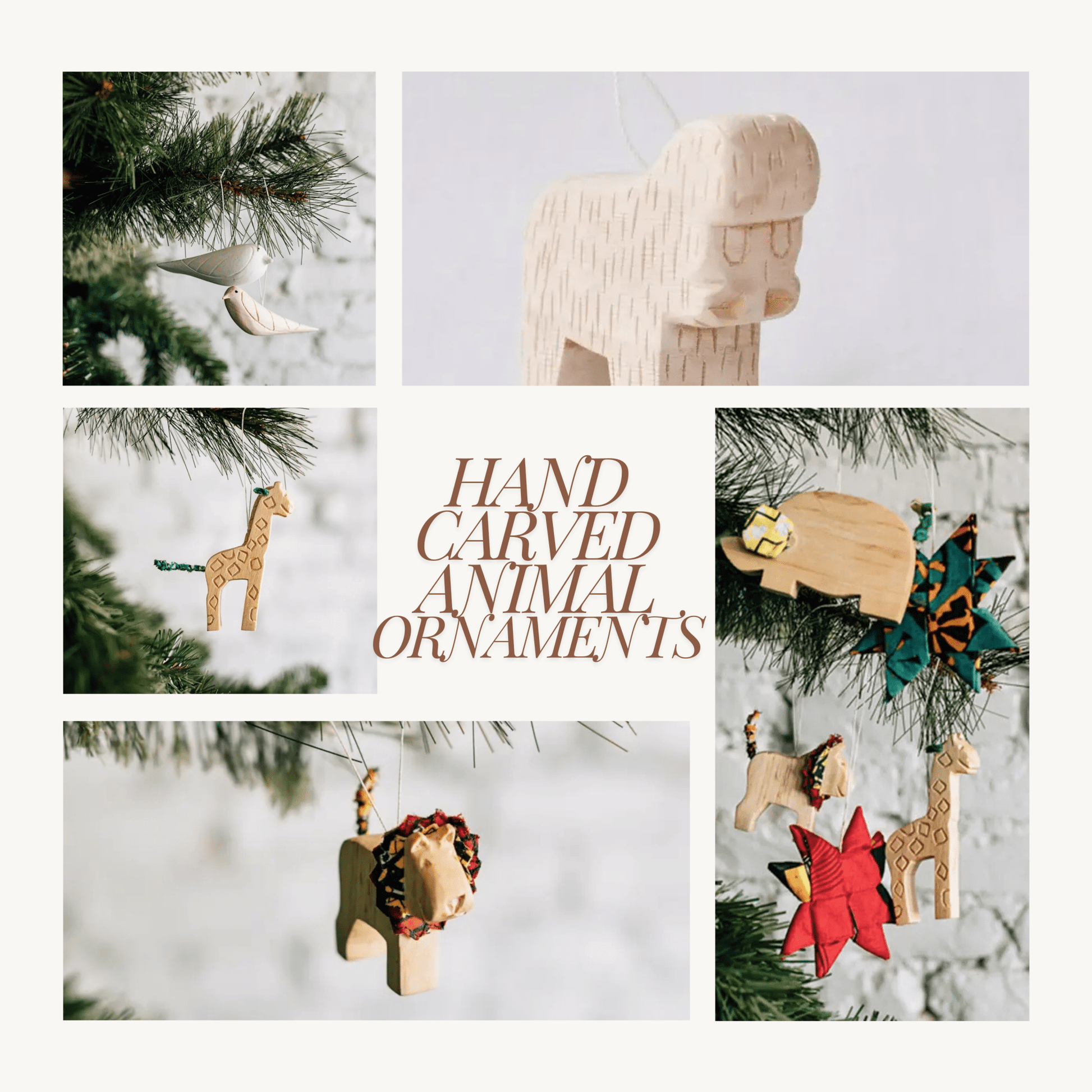 Enchanting Hand - carved Animal Ornaments - Myth & Ink: Worlds of C.A. Smith