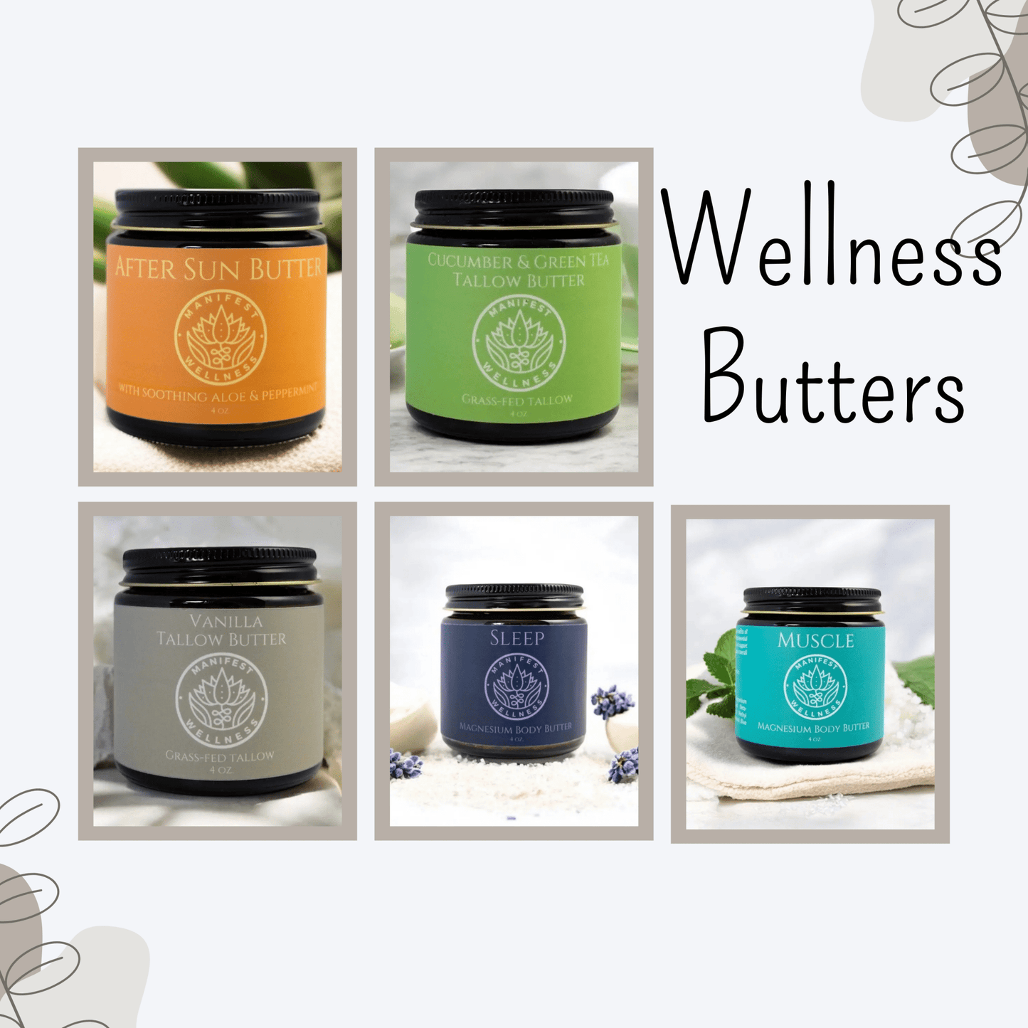 Eternal Forest Wellness Butter Collection - Myth & Ink: Worlds of C.A. Smith