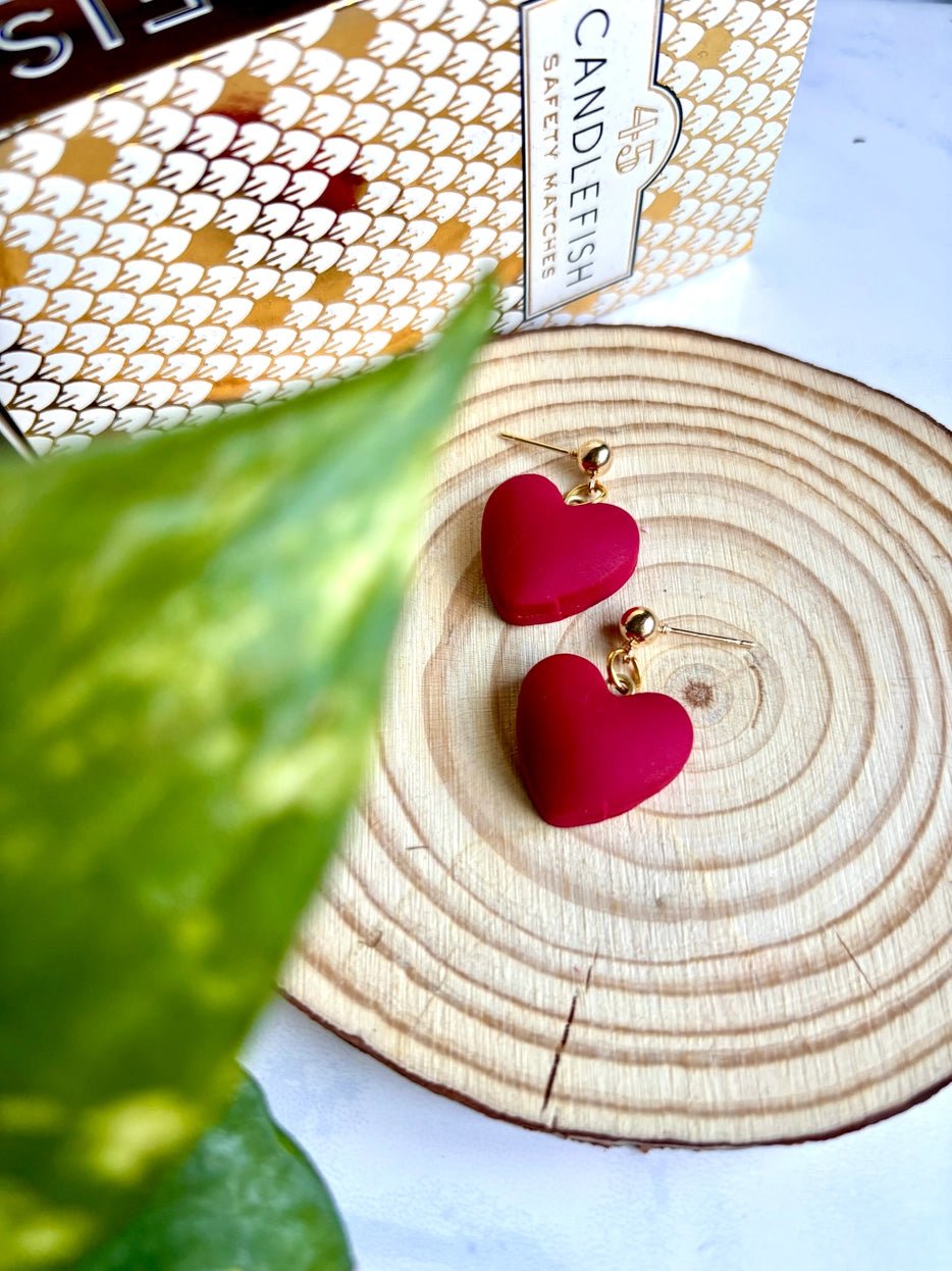 Gardenlight Adornments: Floral & Heart Earrings for Springtide (Choose Your Pair) - Myth & Ink: Worlds of C.A. Smith