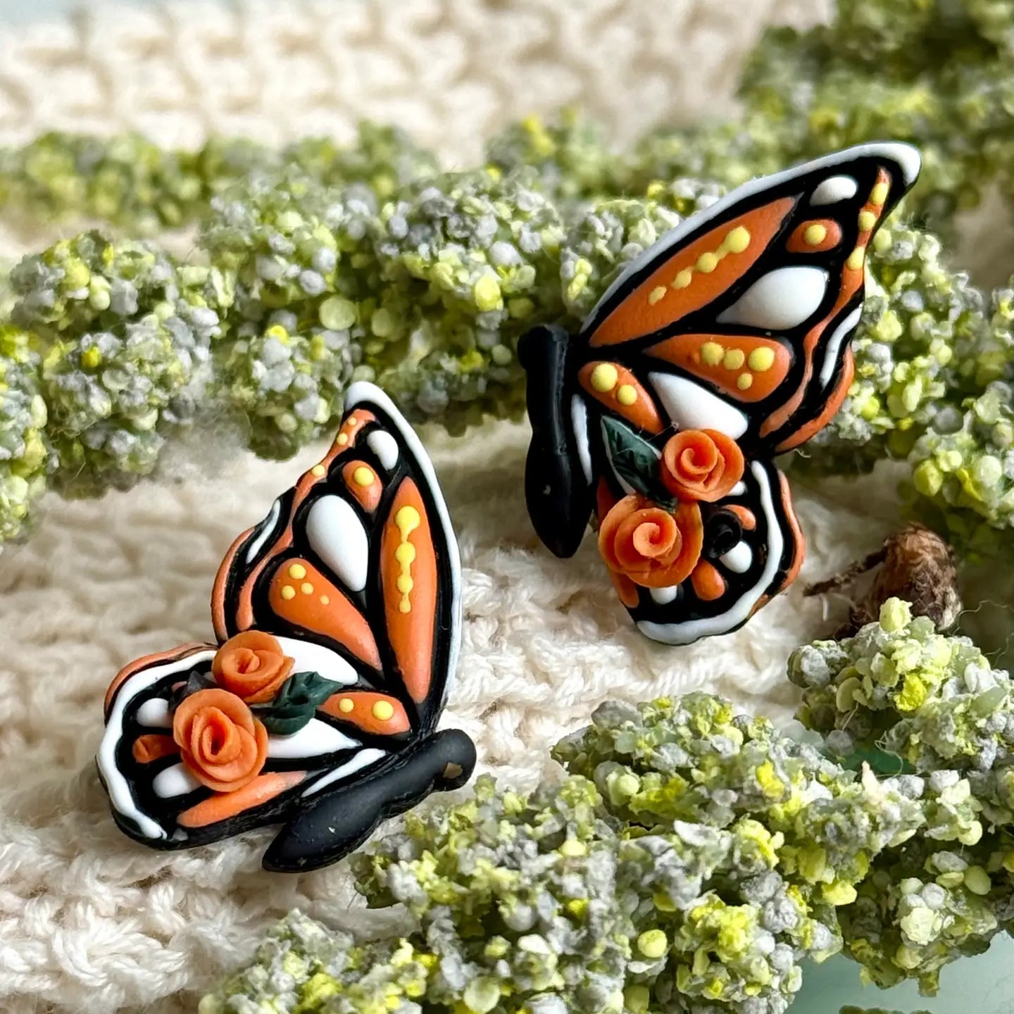 Gardenlight Adornments: Floral & Heart Earrings for Springtide (Choose Your Pair) - Myth & Ink: Worlds of C.A. Smith