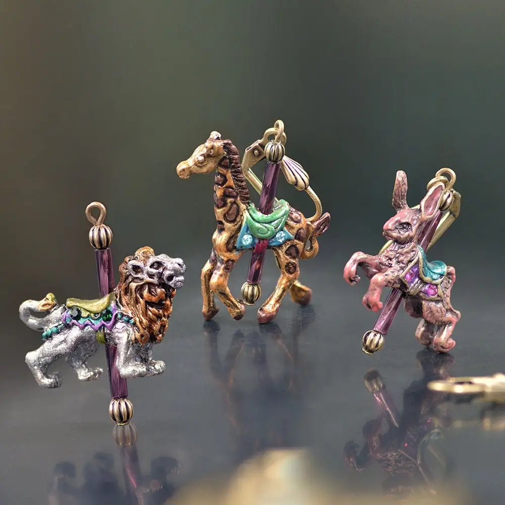 Handpainted Carousel Animal Charms - Myth & Ink: Worlds of C.A. Smith