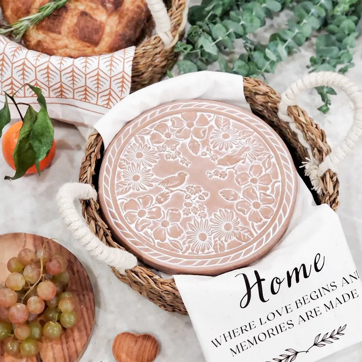 Handwoven Bread Basket & Warmer - Myth & Ink: Worlds of C.A. Smith