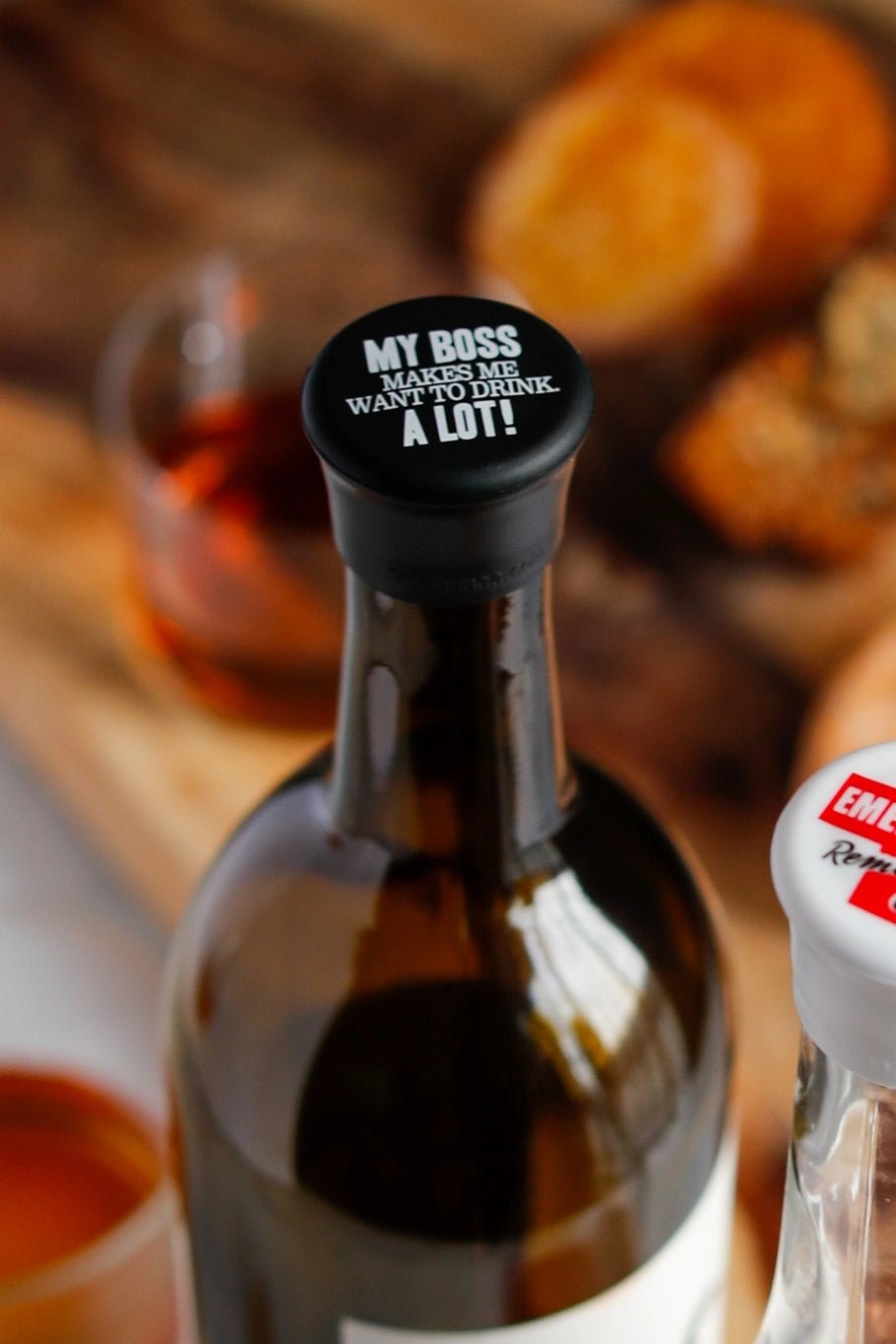 Happy at Home CapaBunga Wine Stoppers - Myth & Ink: Worlds of C.A. Smith