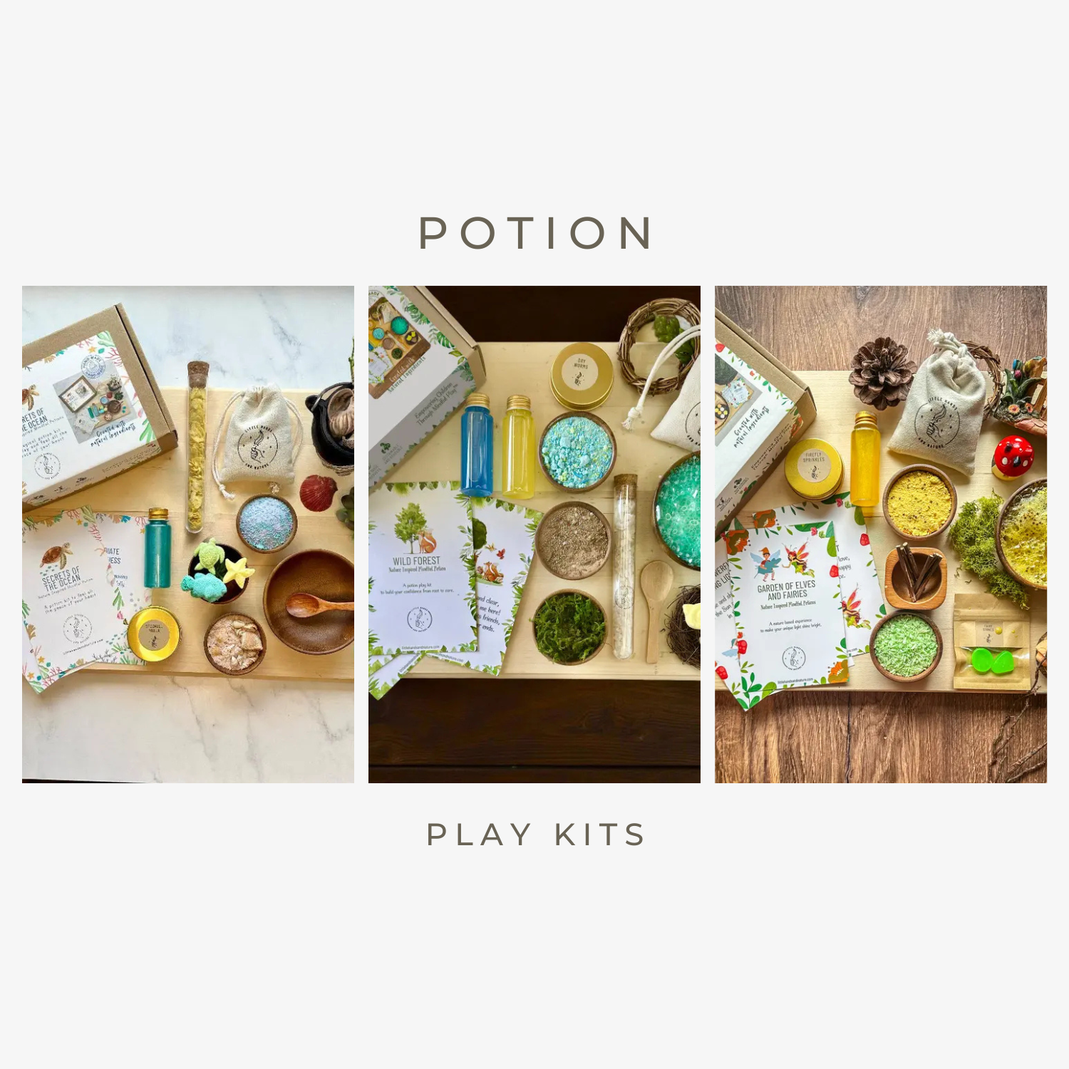 Little Hands & Nature Potion Play Kits - Myth & Ink: Worlds of C.A. Smith