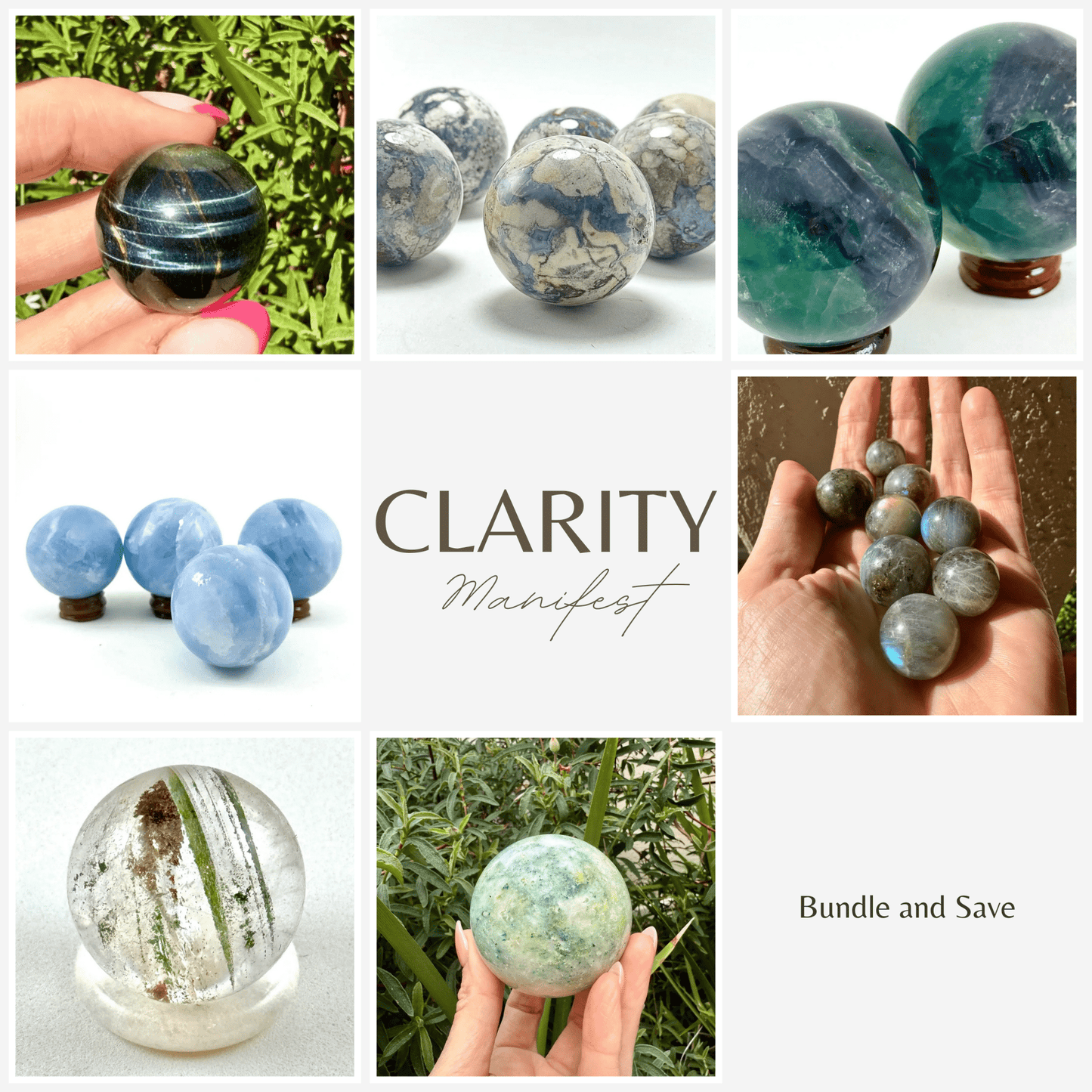 Manifesting with Clarity Sphere Set - Myth & Ink: Worlds of C.A. Smith