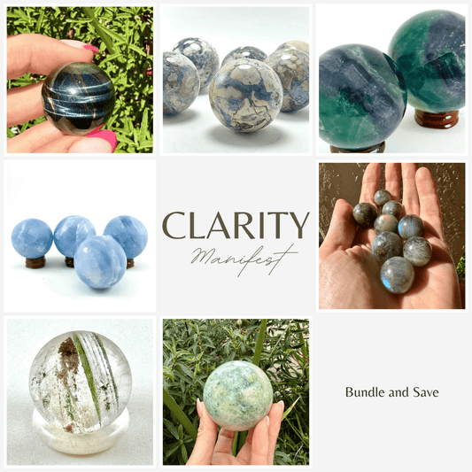 Manifesting with Clarity Sphere Set - Myth & Ink: Worlds of C.A. Smith