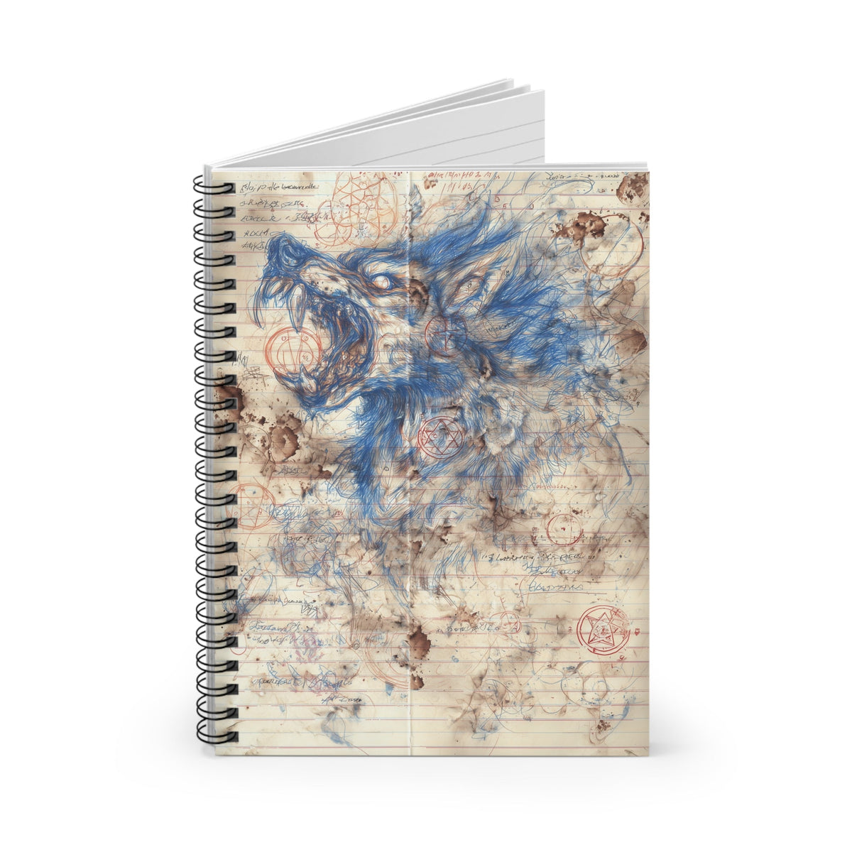 Marlem’s Notebook – “Moonblood Manifest” Spiral Notebook - Perfect for ...