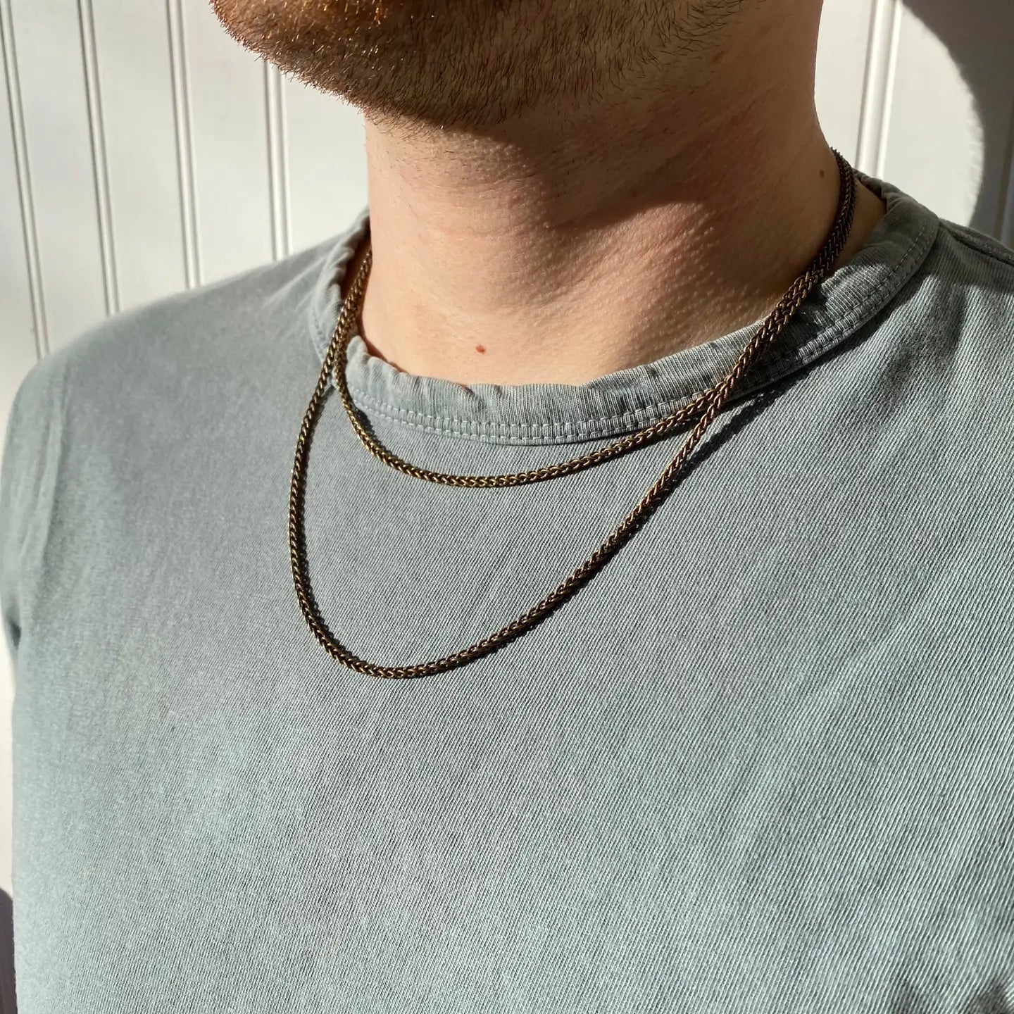 Matte Gold or Brass Necklace - Myth & Ink: Worlds of C.A. Smith