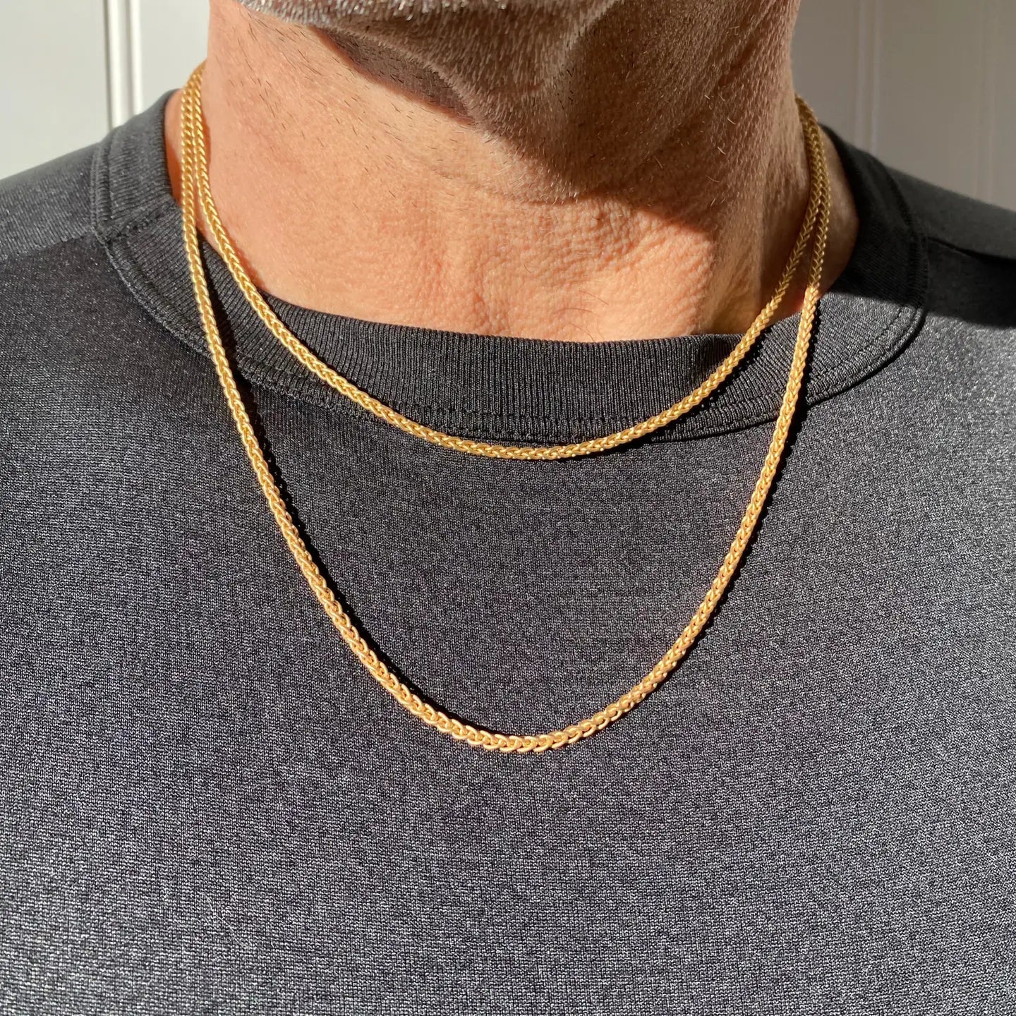 Matte Gold or Brass Necklace - Myth & Ink: Worlds of C.A. Smith