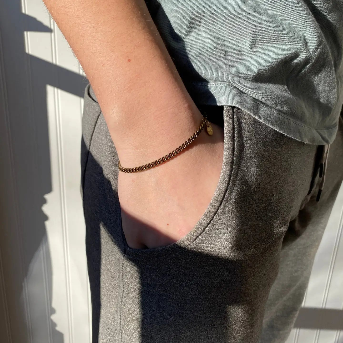 Matte Gold or Brass Wrist Chains - Myth & Ink: Worlds of C.A. Smith