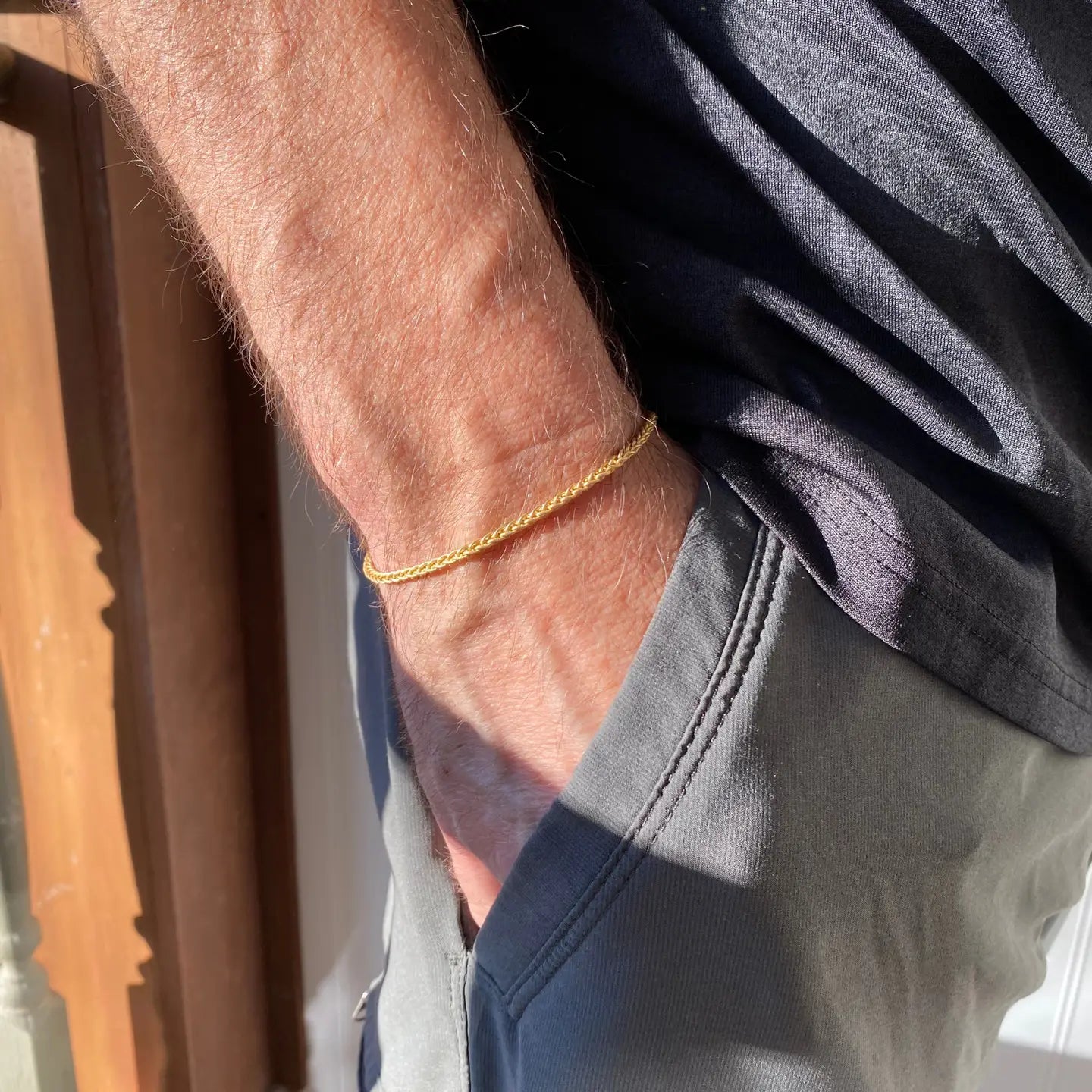 Matte Gold or Brass Wrist Chains - Myth & Ink: Worlds of C.A. Smith