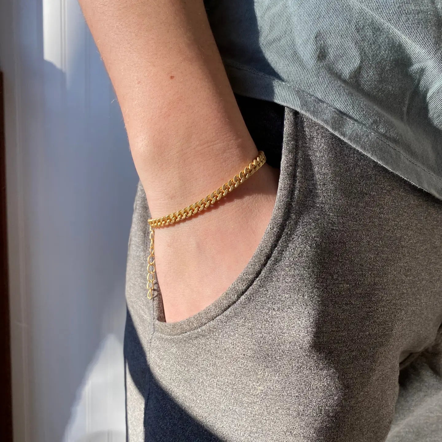 Matte Gold or Brass Wrist Chains - Myth & Ink: Worlds of C.A. Smith