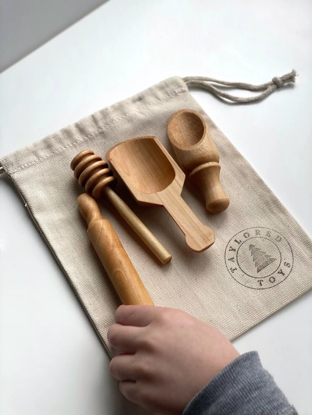On the First Day of Christmas, Ysir Gives... Foundations of Discovery: Montessori Wooden Tools - Myth & Ink: Worlds of C.A. Smith