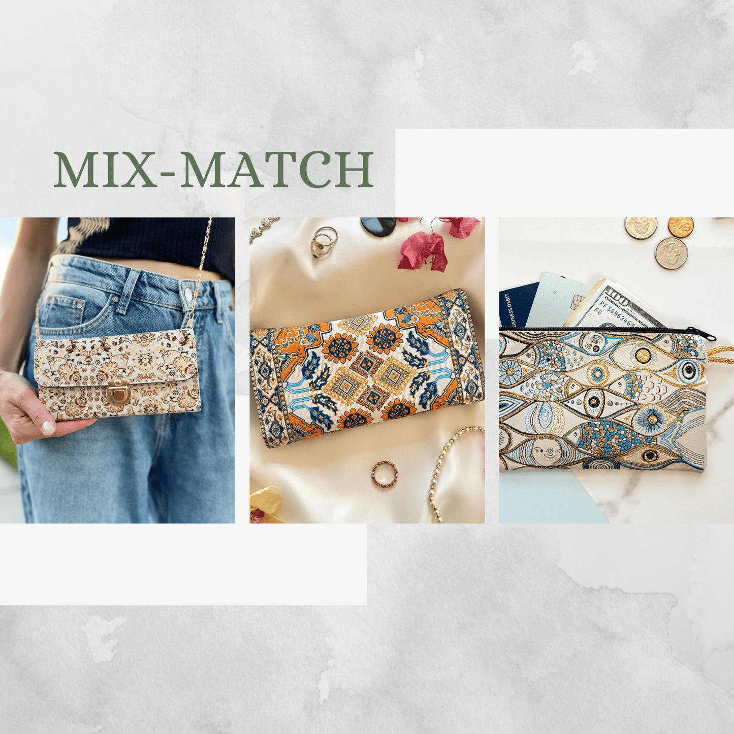 Rugwoven Boho Bag Collection - Myth & Ink: Worlds of C.A. Smith