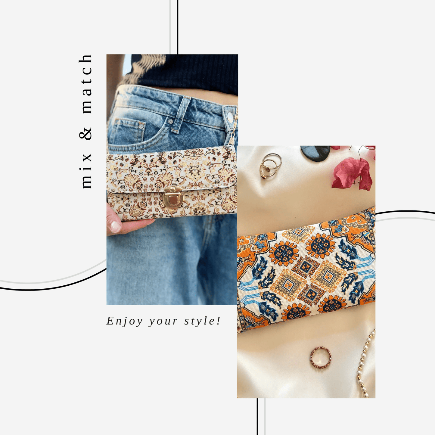 Rugwoven Boho Bag Collection - Myth & Ink: Worlds of C.A. Smith