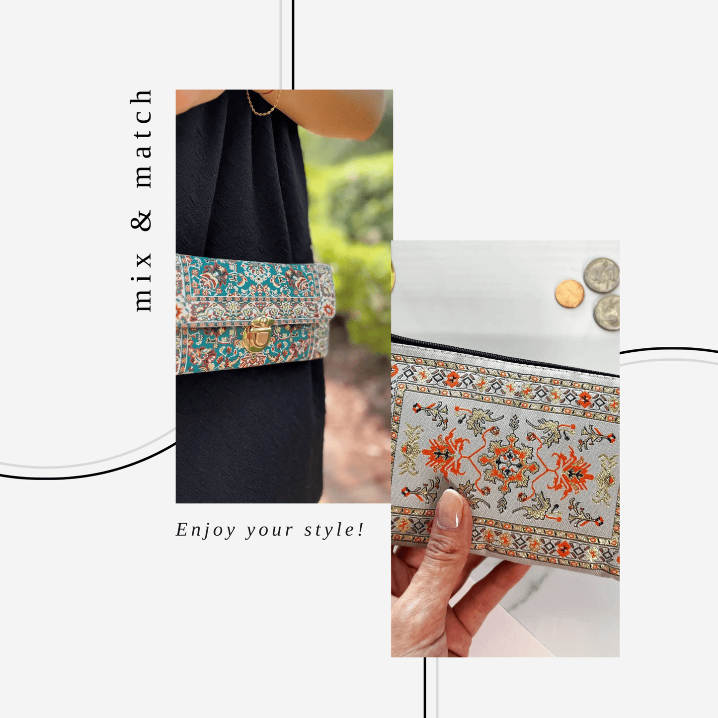 Rugwoven Boho Bag Collection - Myth & Ink: Worlds of C.A. Smith