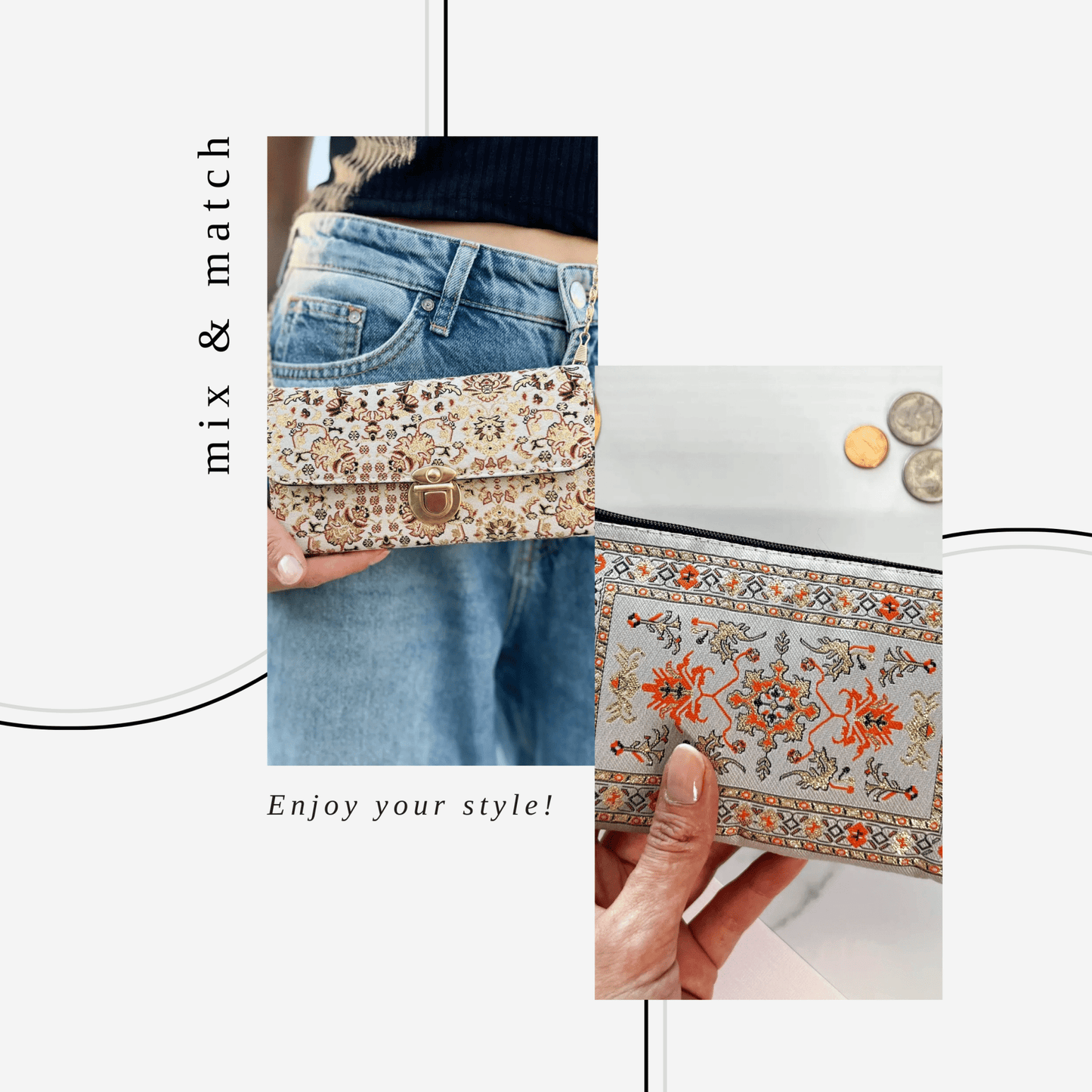 Rugwoven Boho Bag Collection - Myth & Ink: Worlds of C.A. Smith