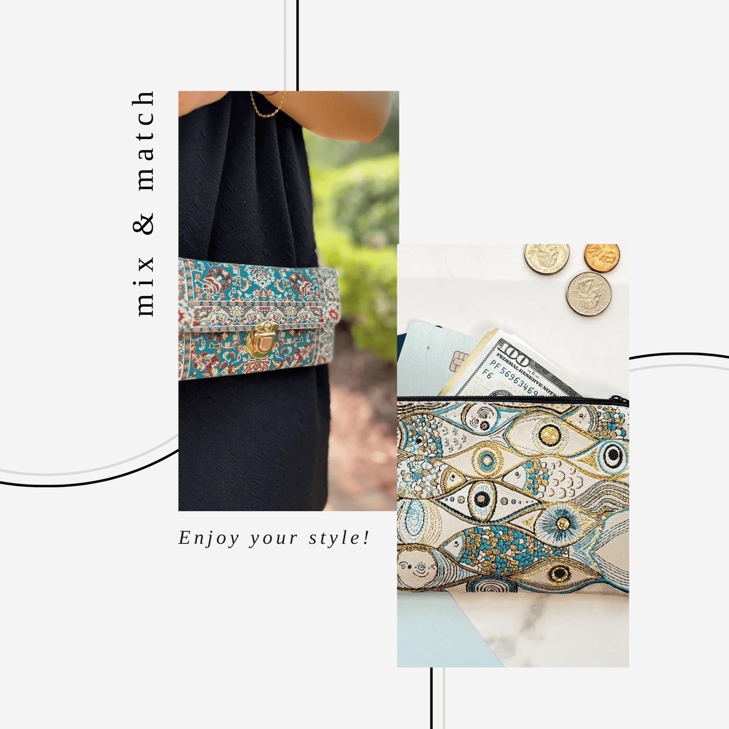 Rugwoven Boho Bag Collection - Myth & Ink: Worlds of C.A. Smith