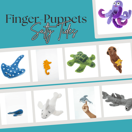 Salty Tides Finger Puppets Collection - Myth & Ink: Worlds of C.A. Smith