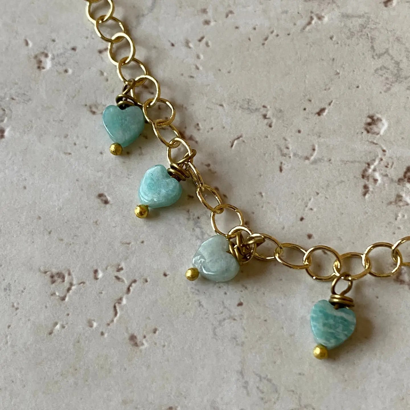 Seven Hearts Stone Charm Necklace - Myth & Ink: Worlds of C.A. Smith