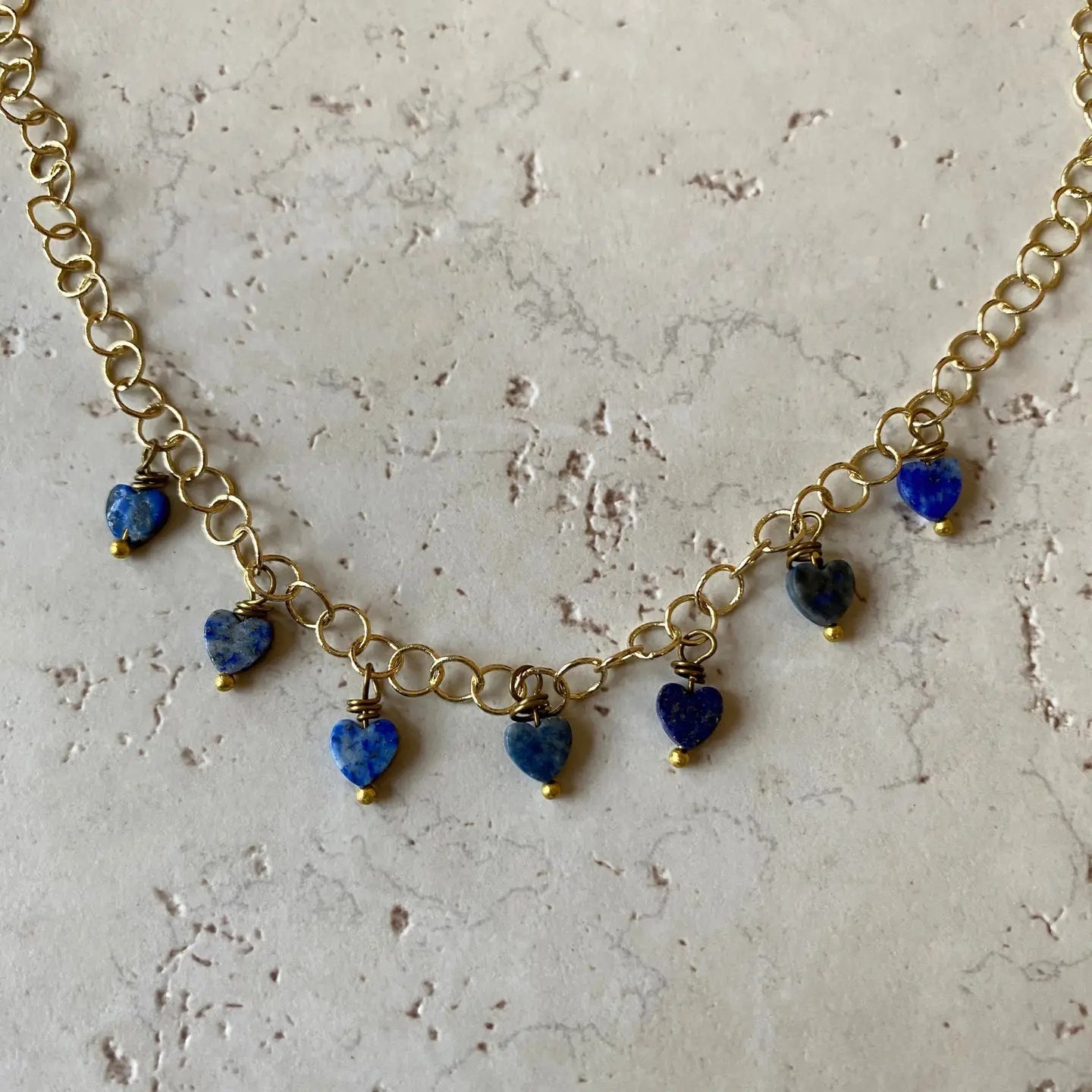 Seven Hearts Stone Charm Necklace - Myth & Ink: Worlds of C.A. Smith