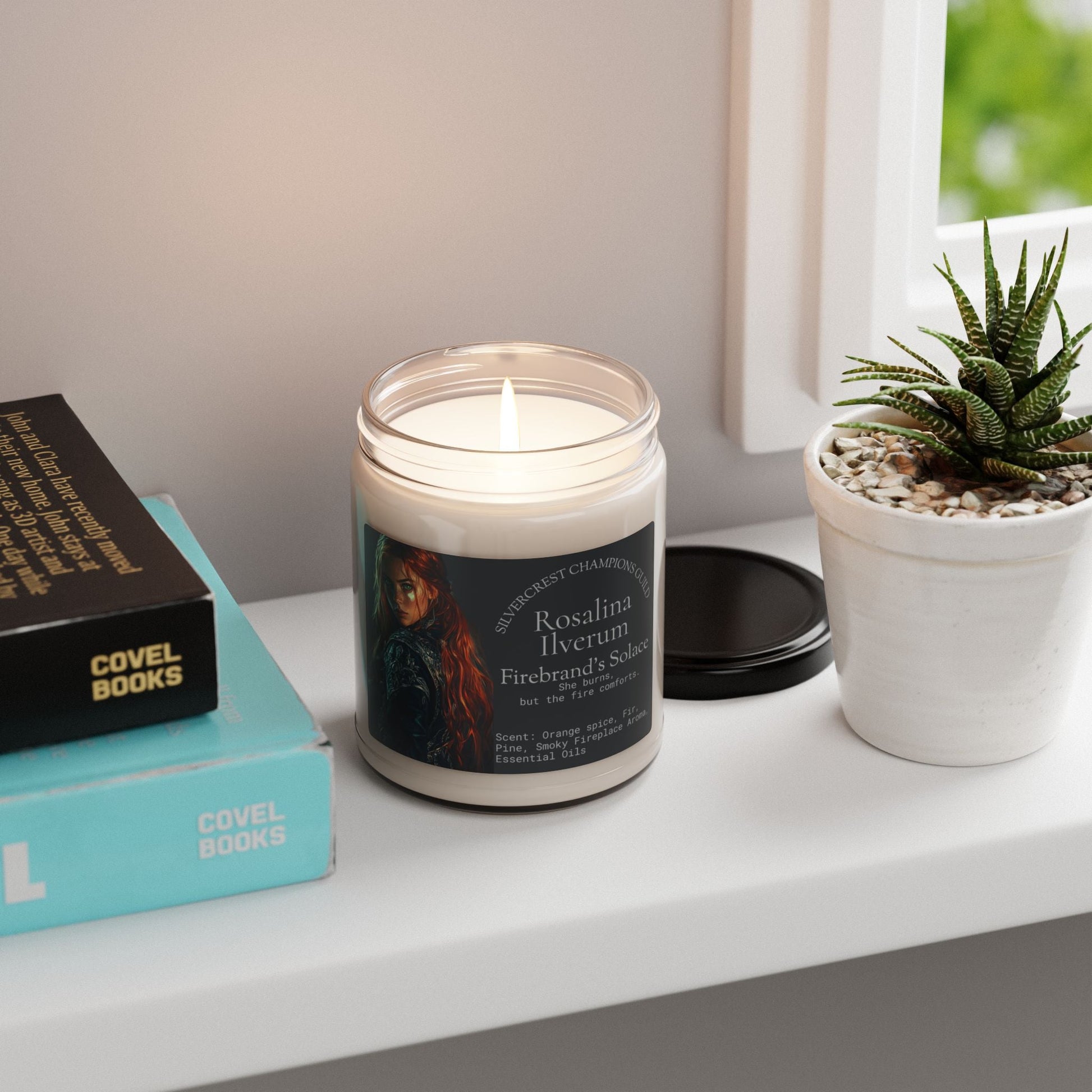 Silvercrest Champions' Guild Champion Scented Soy Candles - Relaxing Aromatherapy Gift, Home Decor, Eco - Friendly, Self - Care, Perfect for Holidays - Myth & Ink: Worlds of C.A. Smith