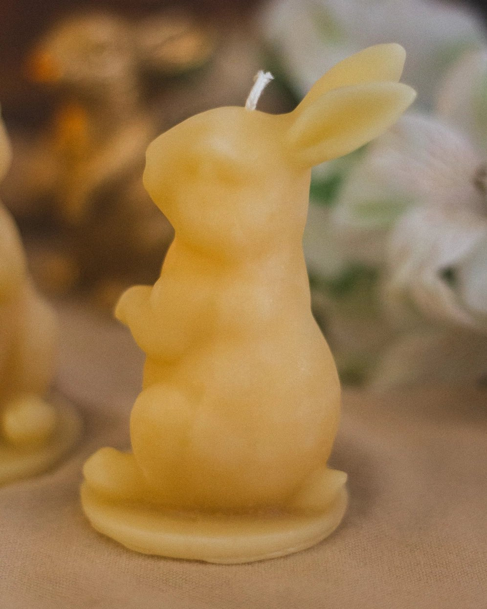 Spring Shapes Candle Collection – Carved Egg, Fern Pillar, & Bunny - Myth & Ink: Worlds of C.A. Smith