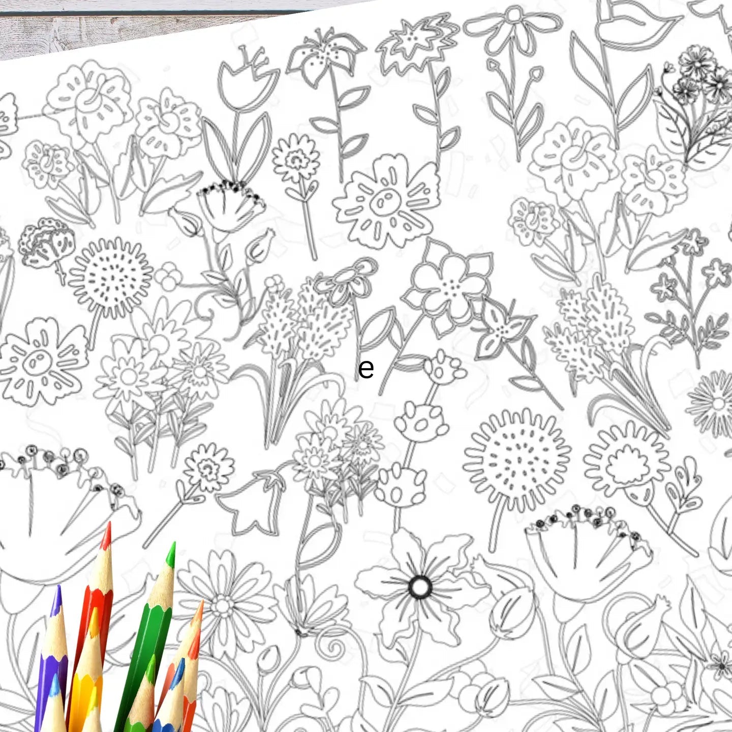 Springtide Coloring Table - Myth & Ink: Worlds of C.A. Smith