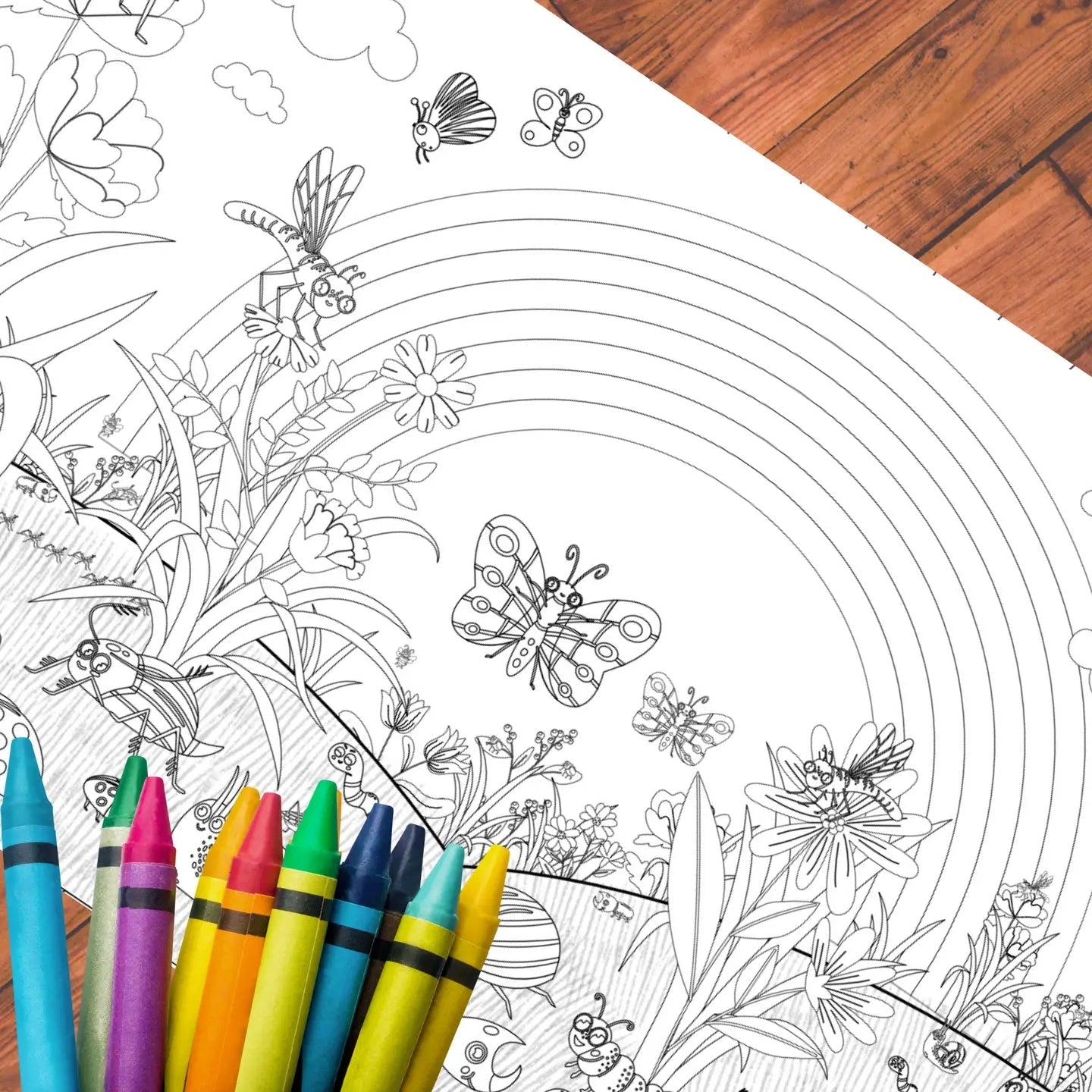 Springtide Coloring Table - Myth & Ink: Worlds of C.A. Smith