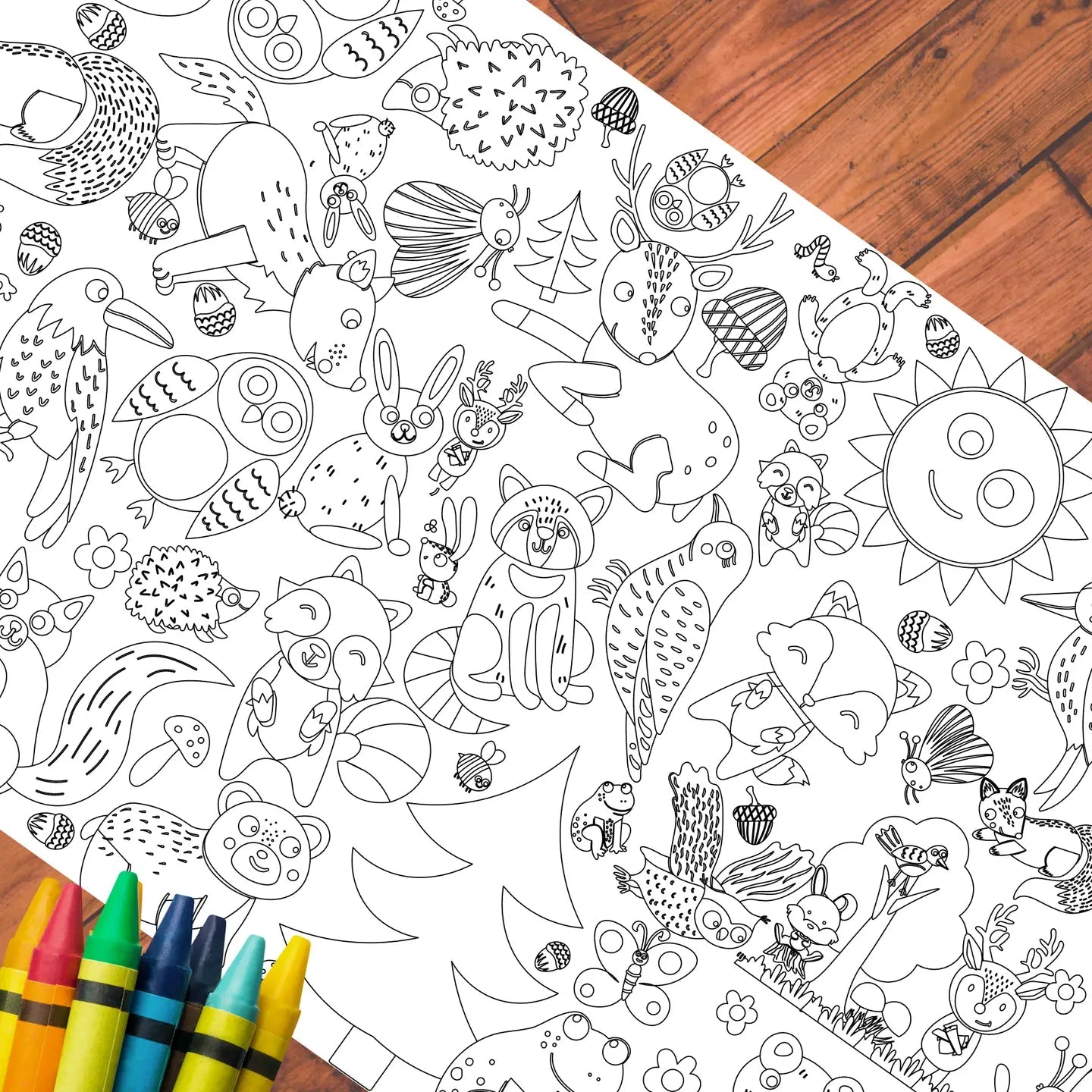 Springtide Coloring Table - Myth & Ink: Worlds of C.A. Smith