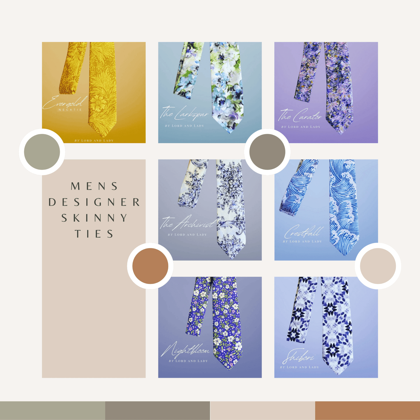 Stunning Spring Upcycled Ties – The Storyteller’s Knot - Myth & Ink: Worlds of C.A. Smith
