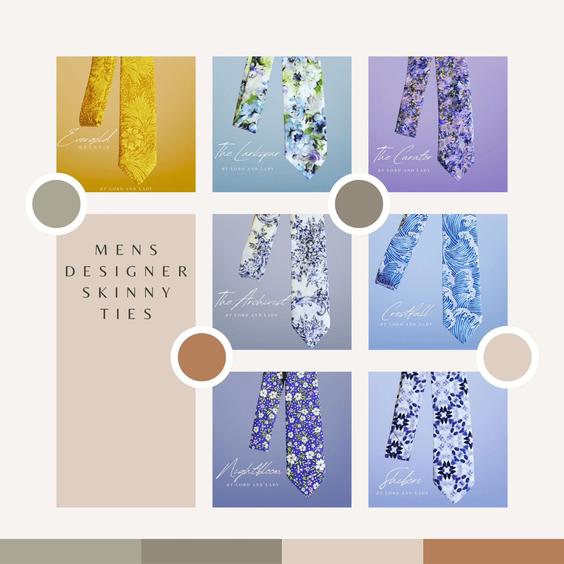 Stunning Spring Upcycled Ties – The Storyteller’s Knot - Myth & Ink: Worlds of C.A. Smith