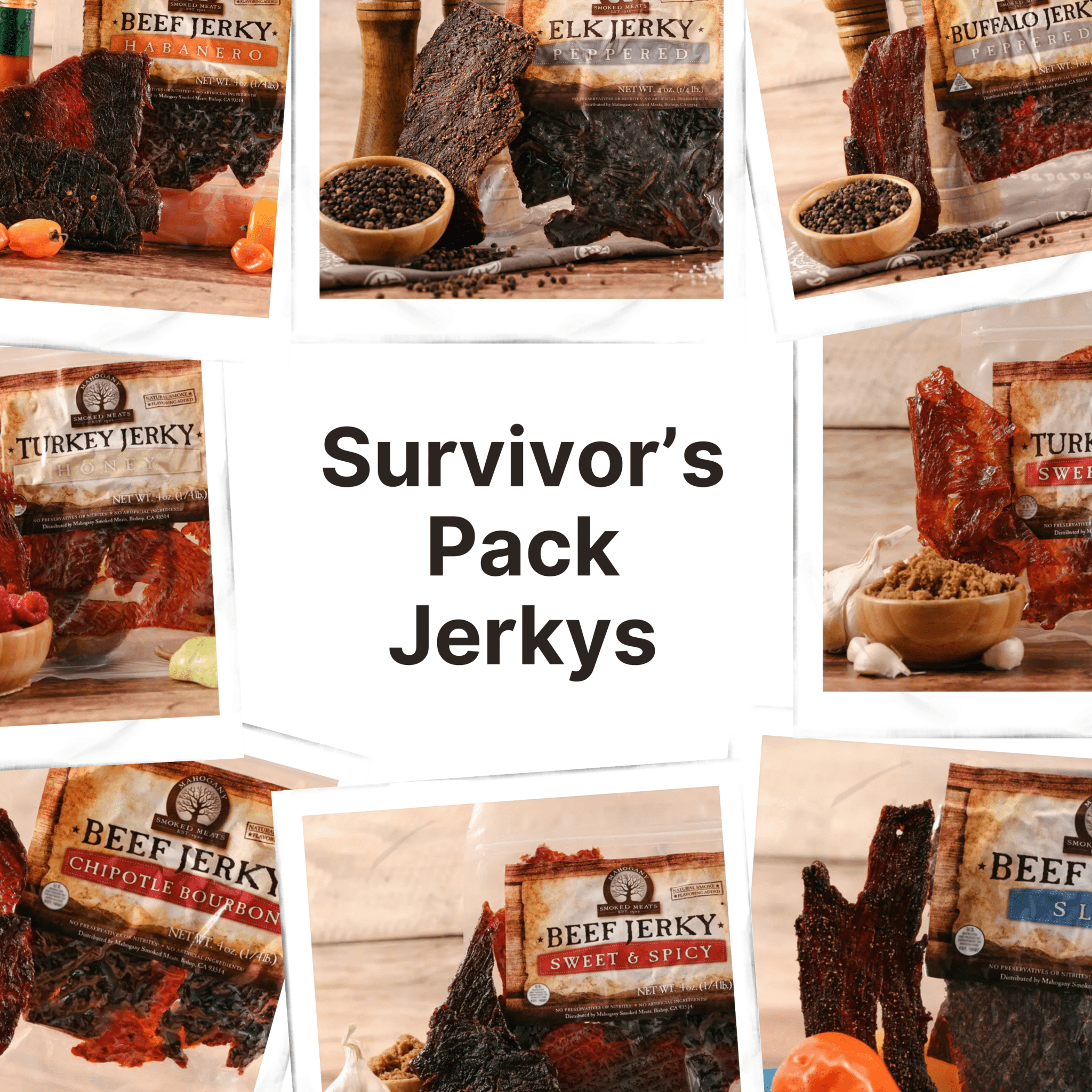 Survivors Pack Smoked Jerky Meats - Myth & Ink: Worlds of C.A. Smith