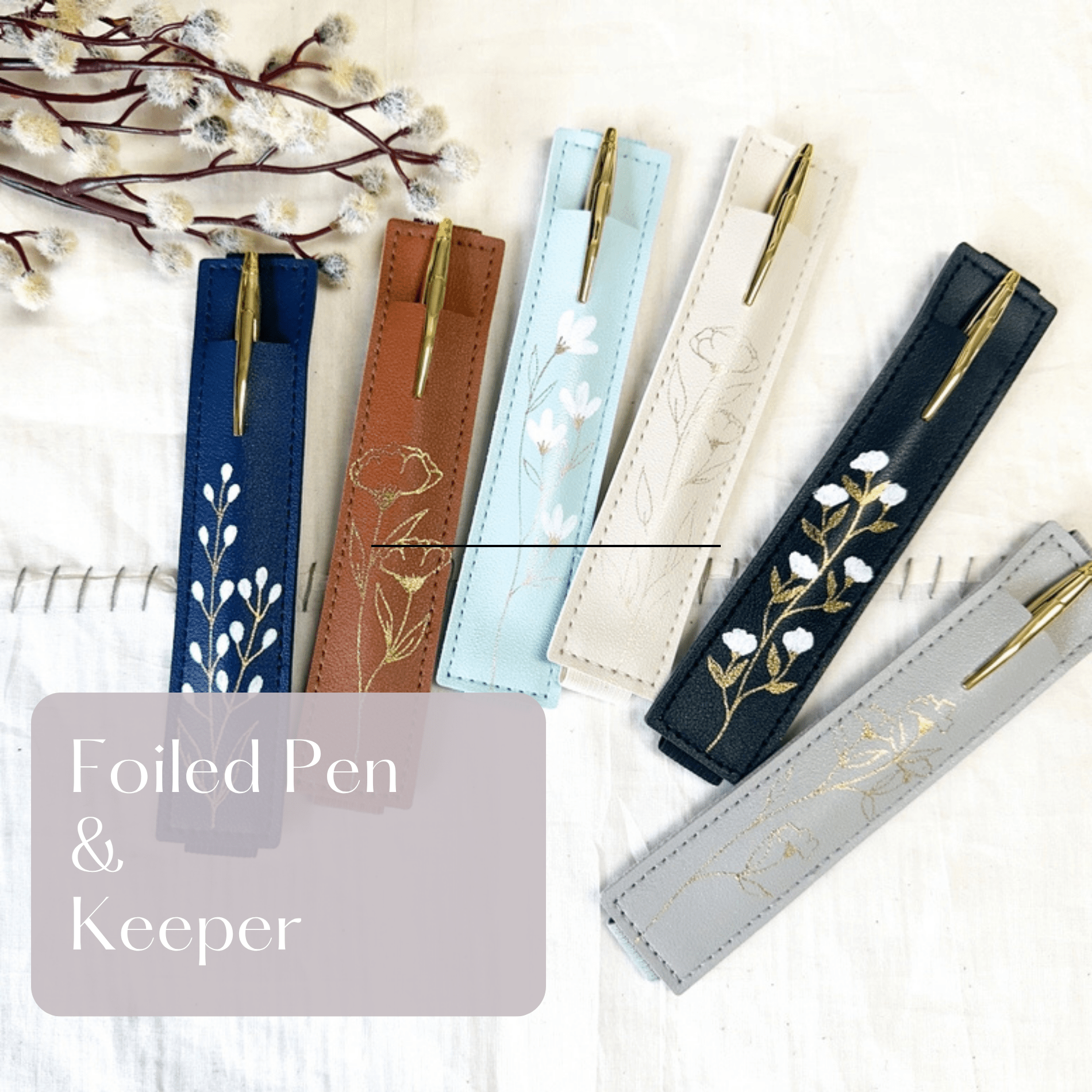 The Archivist's Foiled Pen Keeper - Myth & Ink: Worlds of C.A. Smith