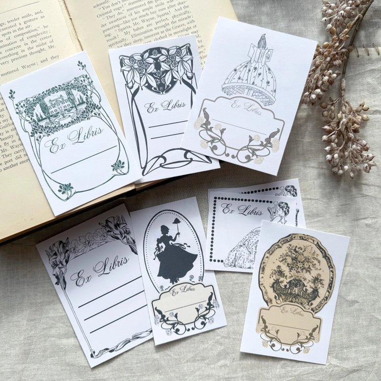 The Archivist’s Vintage Bookplate Set - Myth & Ink: Worlds of C.A. Smith