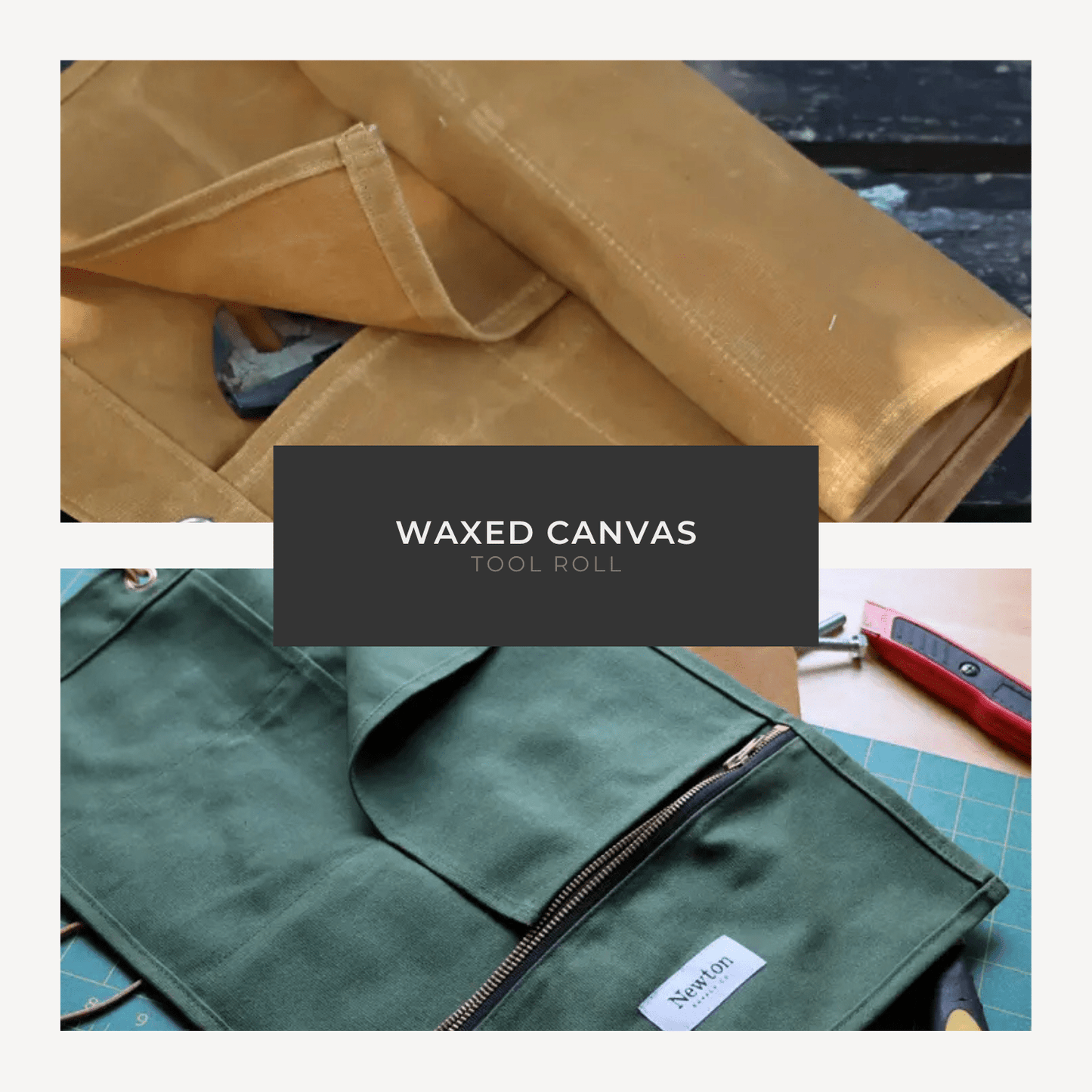 The Field Kit Waxed Canvas Tool Roll - Myth & Ink: Worlds of C.A. Smith