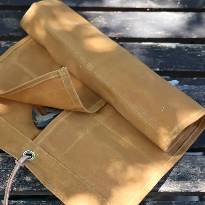 The Field Kit Waxed Canvas Tool Roll - Myth & Ink: Worlds of C.A. Smith